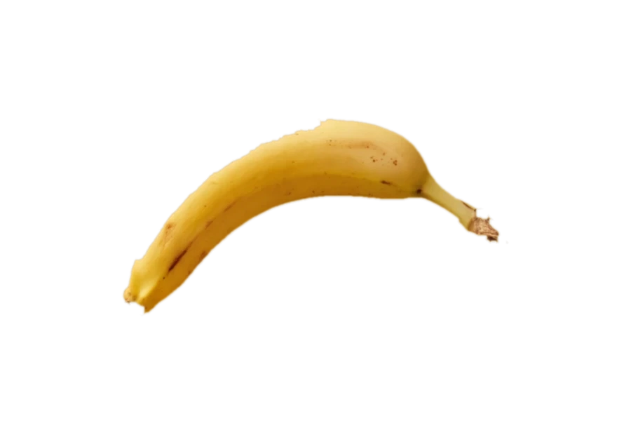 A ripe banana.